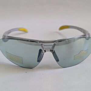 NWT Vintage 90's PC One Piece Designer Sport Sunglasses (Crystal Clear)